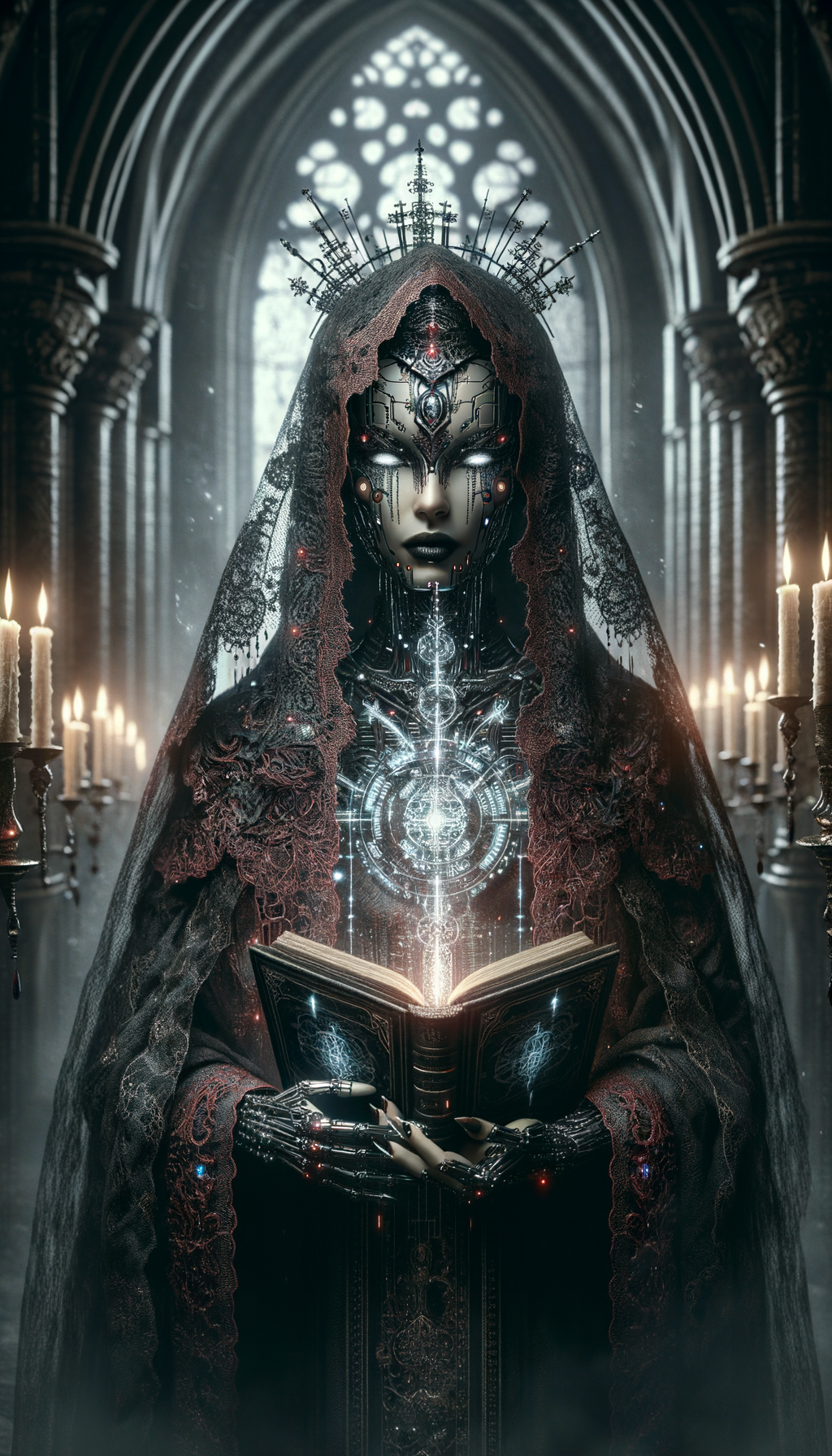 Gothic AI Priestess 